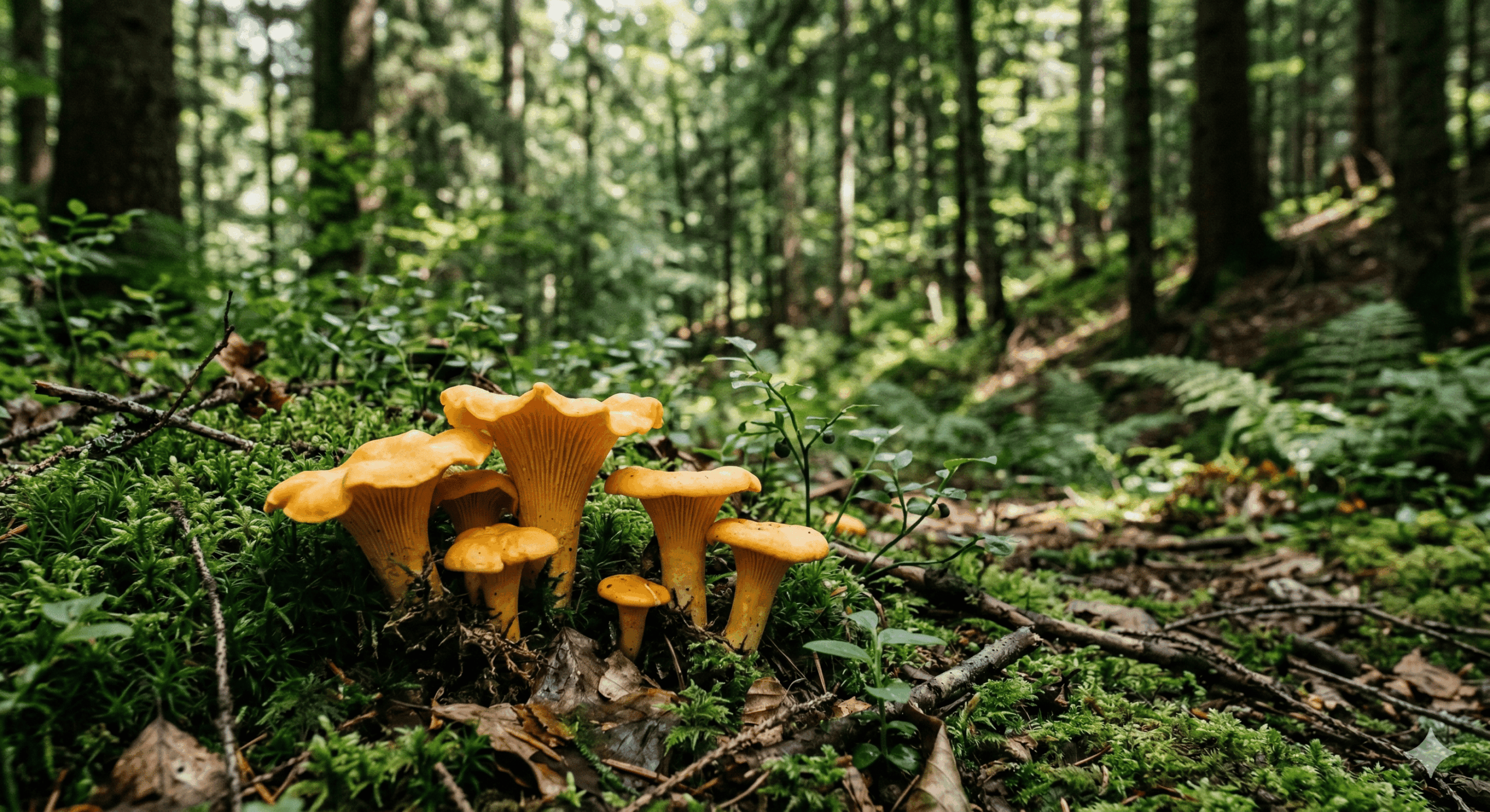 Гриб лисика росте в карпатах